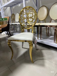 Chaise d'événement de luxe en acier inoxydable sculpté pour <span class=keywords><strong>location</strong></span> de banquets de <span class=keywords><strong>mariage</strong></span> et sièges commerciaux - Product Image 3