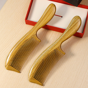 หวีไม้จันทน์ขนาดใหญ่สำหรับดูแลเส้นผมผู้หญิงเด็กผู้ใหญ่ - Product Image 3