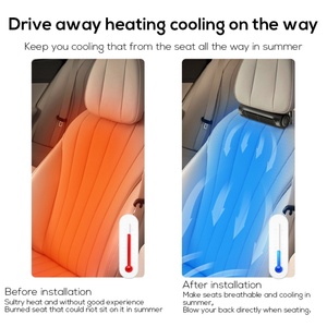 Ventilateur de refroidissement USB Pluska CF02 5V à haute puissance éolienne pour siège de voiture avec 3 vitesses, ventilateur de refroidissement rapide pour siège de voiture - Product Image 3