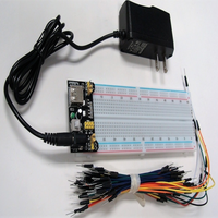 Plc Breadboard avec &amp;   Câbles de raccordement pour alimentation électrique ; Incluant 1 adaptateur, neufs et durables