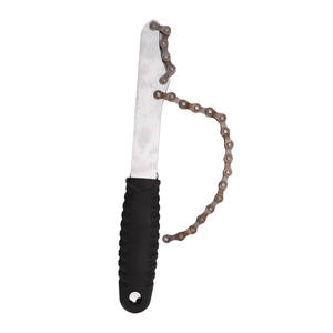 Clé à chaîne de vélo en acier, conception ergonomique, outil de réparation de chaîne de vélo pour VTT en extérieur - Product Image 1