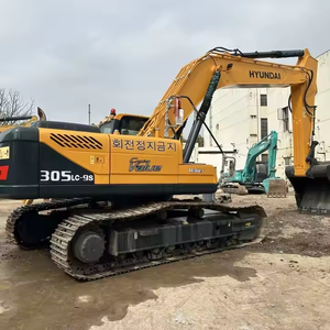 Precio barato Excavadora de alta calidad Máquina usada Excavadora Hyundai 305LC-9S Equipo original de segunda mano para la venta - Product Image 5