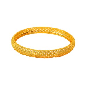 Bracciali di Lusso in Rame Placcato Oro 24K Stile Dubai, con Incisioni Floreali Traforate, Design Arabo Mediorientale, Nuova Collezione di <span class=keywords><strong>Gioielli</strong></span> da Donna - Product Image 2