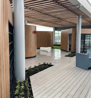 Planches de terrasse en WPC de haute qualité, sur mesure, longue durée de vie, anti-UV, pour terrasse extérieure