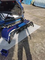 Pour 2020 2023 Volkswagen Golf8 MK8 CS Style diffuseur de pare-chocs arrière en Fiber de carbone avec tuyau d'échappement GTI8 Auto Racing