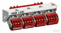 Kompakter Hochleistungs-Eisbrecher für Kompaktlader - Flexibler Antrieb für Dickes Eis - Schneeräumungsanbaugerät - SNOWLION