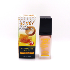 कस्टम लोगो निजी लेबल शहद सभी त्वचाओं के लिए पूर्ण कवरेज वाटरप्रूफ लंबे समय तक चलने वाली फिट मी मैट मेकअप लिक्विड फाउंडेशन क्रीम - Product Image 6