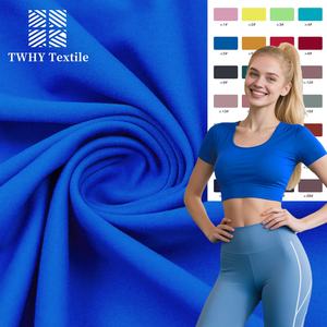 Bas prix Yoga sport tissu élastique Nylon Spandex Stretch peau de requin matériel tissu pour pantalon de Yoga <span class=keywords><strong>livre</strong></span> de coloriage personnalisé - Product Image 1