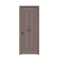 Approvisionnement d'usine pas cher prix WPC étanche intérieur moderne PVC portes de chambre à coucher pour les maisons