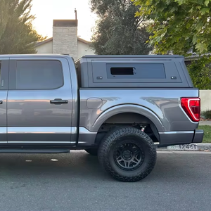 4x4 Pickup Truck Canopy <strong>Hard</strong> <strong>Top</strong> | Aluminum Alloy Truck Topper for Ford F150 / <strong>Toyota</strong> <strong>Hilux</strong> | Waterproof &amp; Anti-Theft - Product Image 1