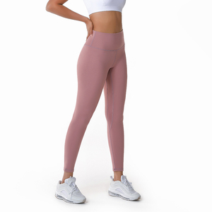 Leggings Sportivi da Donna LULU a Vita Alta, Traspiranti, ad Asciugatura Rapida, in Misto Nylon e Spandex, Antibatterici, Anti-Strappo - Product Image 2