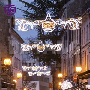 Christmas Street Spanning <b>Light</b> for Urban Avenue Shopping District and Holiday Night Scene Display - Product Image 6
