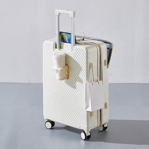 Valise de Voyage Grande Capacité 2026 Tendance avec Ouverture Frontale, Compartiment Ordinateur Portable et Port USB – <span class=keywords><strong>Bagage</strong></span> <span class=keywords><strong>Cabine</strong></span> à Roulettes pour le Voyage - Product Image 3