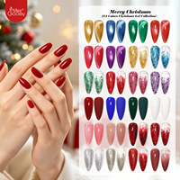 Missgooey HEMA TPO Free, ensemble de vernis à ongles en gel de Noël 24 couleurs, gel UV solide à effet œil de chat, gel personnalisé, cadeau de Noël et de Nouvel An