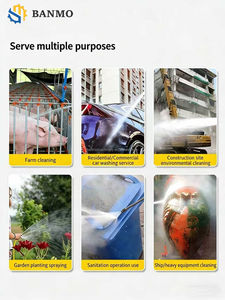 Hidrolavadora Eléctrica Comercial de Acero Inoxidable, Portátil, de Alta Presión, <span class=keywords><strong>para</strong></span> Autos/Cercas/Jardín/Patios/<span class=keywords><strong>Piscina</strong></span>, Totalmente Automática - Product Image 6