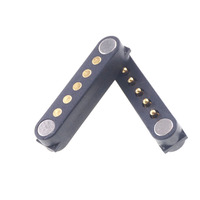 Cargador de Cable USB de Alta Calidad y Gran Resistencia, 2A, Resistente al Agua, de 5 Pines, para Dispositivos Portátiles, Conector Magnético Pogo Pin