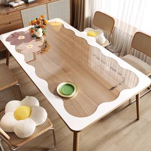 <span class=keywords><strong>Nappe</strong></span> métallique en plastique de <span class=keywords><strong>toile</strong></span> <span class=keywords><strong>cirée</strong></span> de film transparent de PVC - Product Image 2