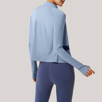 Ensemble de yoga respirant et léger de haute qualité pour femmes, ensemble de sport uni à cordon de serrage, séchage rapide, 1 pièce, ensemble de gym_JYMW022