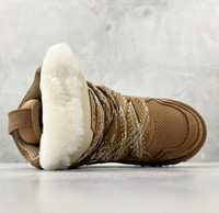 Bottes d'hiver en fourrure de mouton de haute qualité pour femmes, confortables et chaudes, pour femmes et hommes, plateforme avec logo