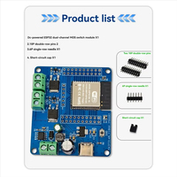 Module de commutation MOS double canal ESP32 DC5-60V module Wifi et BLE ESP32-32E embarqué