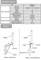 Antena omnidireccional para exteriores, pcb flexible, mimo, 4g, 5g, 870-2170 MHz, 6dBi, wifi