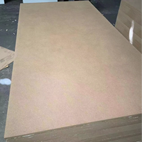 Panneaux de fibres de bois haute densité, poncés, laminés, mélaminés, résistants à l'humidité, ignifuges, écologiques, MDF HDF 122*280 3mm-25mm E0