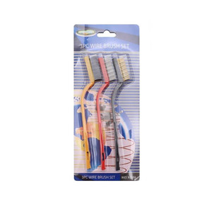 Kitchen <b>Stove</b> Brush Set 3Pcs Plastic Handle Nylon Bristle For Gas <b>Stove</b> Cleaning And Stain Removal - Product Image 2
