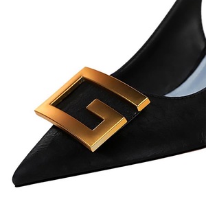 รองเท้าส้นสูงแบบสลิงแบ็คหลากสีสันแฟชั่นสำหรับผู้หญิง - Product Image 5