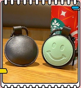 Llavero Colgante de Mochila de Cuero PU Creativo con Diseño de Cara Sonriente Redonda de Dibujos Animados, Adorable para Hombres, Mujeres y Parejas - Product Image 6