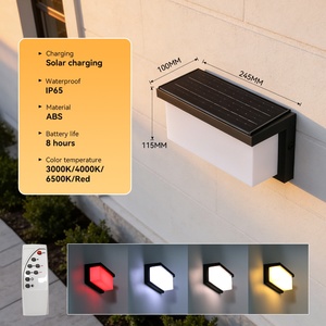 Lámparas Solares de Pared con Diseño <span class=keywords><strong>Cuadrado</strong></span>, Fácil Instalación en Pared, Lámparas Solares para Exteriores, Impermeables/Lámpara Solar para Calle/Iluminación Solar - Product Image 6
