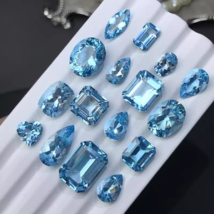 Pierre précieuse <span class=keywords><strong>saphir</strong></span> <span class=keywords><strong>bleu</strong></span> royal créé en laboratoire LusterGEMS, 6,5 mm, taille diamant, <span class=keywords><strong>saphir</strong></span> <span class=keywords><strong>bleu</strong></span> synthétique, <span class=keywords><strong>prix</strong></span> par <span class=keywords><strong>carat</strong></span> - Product Image 4