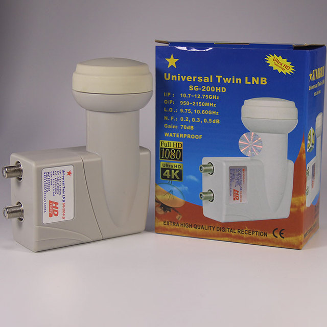 Digital KU Band LNB LNBF HD Linear Satellite Dish 1 Port Quad Octo Output for Satellite Signal
