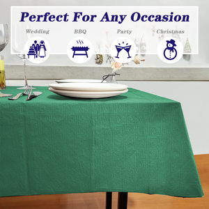 Tovaglie di Carta Monouso Premium Impermeabili e Oleorepellenti, Colore Verde Tinta Unita, <span class=keywords><strong>con</strong></span> Motivo Geometrico a Forma Quadrata per Feste in Casa - Product Image 6