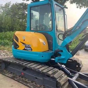 Mini-excavatrice sur chenilles Kubota KX155 d'occasion de haute qualité, fabriquée au Japon, à braquage zéro, 5,2 tonnes, à vendre à bas prix - Product Image 2