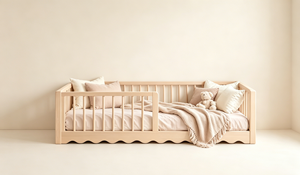 <span class=keywords><strong>Letto</strong></span> per Bambini in Legno Massello, Telaio Regolabile <span class=keywords><strong>Montessori</strong></span> da Terra, Arredamento Moderno per Cameretta, <span class=keywords><strong>Letto</strong></span> per Bambini in Legno di Faggio Ecologico - Product Image 6