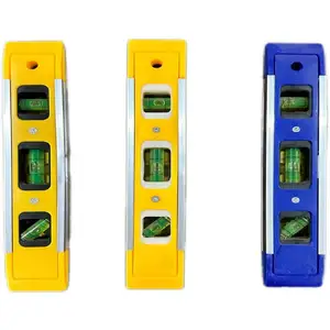 Custom Designed Durable Aluminium Alloy Construction Level Industrial Grade Spirit Level For Measurement ABS Material