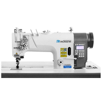 Machine à coudre industrielle plate informatisée 2 aiguilles à point noué GC8450B-D4 avec moteur 220V et coupe-fil à couteau droit