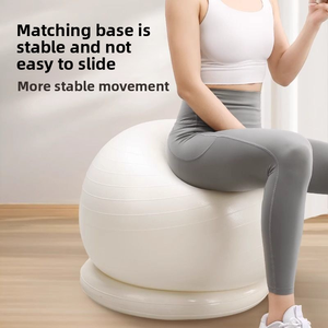 Pelotas <span class=keywords><strong>de</strong></span> <span class=keywords><strong>Yoga</strong></span> <span class=keywords><strong>de</strong></span> PVC Antideslizantes <span class=keywords><strong>de</strong></span> Color Beige y Negro Personalizadas <span class=keywords><strong>de</strong></span> 55 cm, 65 cm y 75 cm <span class=keywords><strong>para</strong></span> Mujeres <span class=keywords><strong>Embarazadas</strong></span>, Balle <span class=keywords><strong>De</strong></span> <span class=keywords><strong>Yoga</strong></span> - Product Image 5