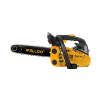 Scie à chaîne à essence WELLOO robuste et personnalisable de 2,5 kW 58 cm³ pour le travail du bois