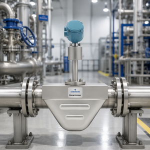 Nuevo Medidor de Flujo Másico Coriolis F100S DN25 IP67 Remoto 1700 0.2% 4-20mA HART Autodrenante OEM para Líquidos/Gases Químicos por Lotes CE - Product Image 1