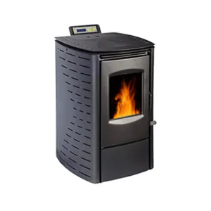 Cheap Wood High Quality Modern European Freestanding pellet Fireplaces Indoor Cast Iron