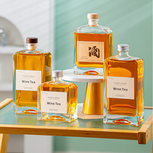 <span class=keywords><strong>Precio</strong></span> al por mayor Vacío 250ml 375ml 500ml Flat <span class=keywords><strong>Vodka</strong></span> Alcohol Spirits Licor Whisky Bebidas alcohólicas Botella <span class=keywords><strong>de</strong></span> vidrio con tapón - Product Image 4