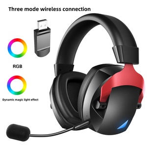 RGB Led đứng có dây chơi game tai nghe với AAC Codec Over-ear on-ear màu xanh răng tai nghe với microphone tương thích điện thoại di động - Product Image 3
