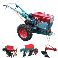 10HP 18HP 22HP Traktor Pertanian Diesel Tugas Berat, Traktor Pertanian, Truk, Mini Rotary Tiller, Cultivator, Suku Cadang