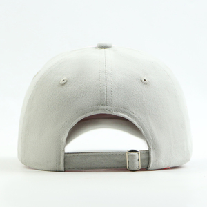 Casquette de baseball brodée rose et <span class=keywords><strong>gris</strong></span> porte-bonheur, casquette snapback ajustable en coton vieilli pour <span class=keywords><strong>femme</strong></span> - Product Image 5