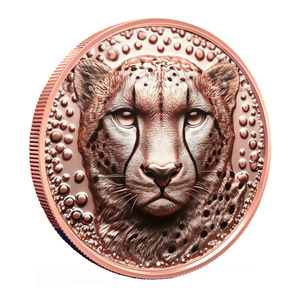 Медная медная монета с высоким рельефом, 1 унция - Product Image 2