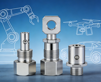 Pièces de robot CNC directes d'usine : Flange de connexion de précision pour application de montage de servomoteur