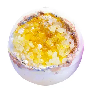 OEM Factory Msds Luxury Private Label Fizz Jewelry Bomb Dead Sea Salt Organic Natural Bubble Bath Christmas Crystal Bath Bombs