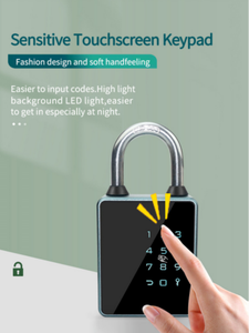 <span class=keywords><strong>Cadenas</strong></span> WiFi Portable Intelligent Tuya TTlock de Haute Qualité avec Application, <span class=keywords><strong>Code</strong></span> PIN et Clé, Antivol et Sécurité Renforcée - Product Image 2