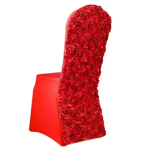 Hot bán Spandex hoa hồng ghế bao gồm cho tiệc cưới bên sự kiện ghế Bìa